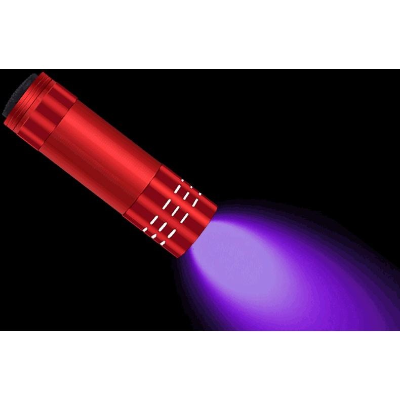 紫光手電筒 升級版 LED 紫光燈 驗鈔筆 驗鈔燈 紫外線燈 防偽燈 修補液固化燈 驗鈔手電筒-細節圖3