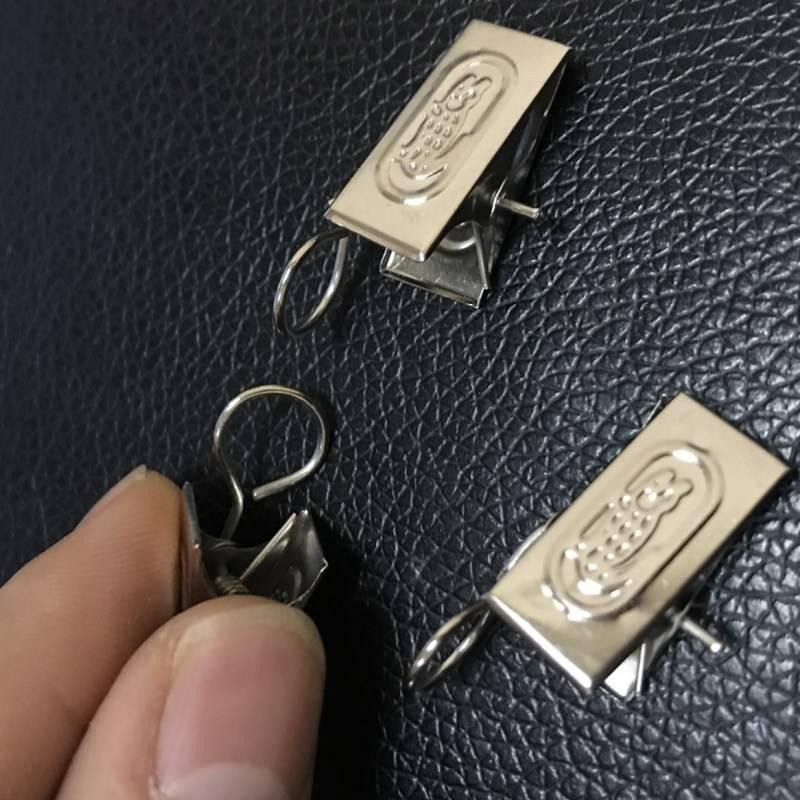 不銹鋼門窗簾吊夾 創意家居掛鉤 照片裝飾飾品 鐵絲網吊抓-細節圖4