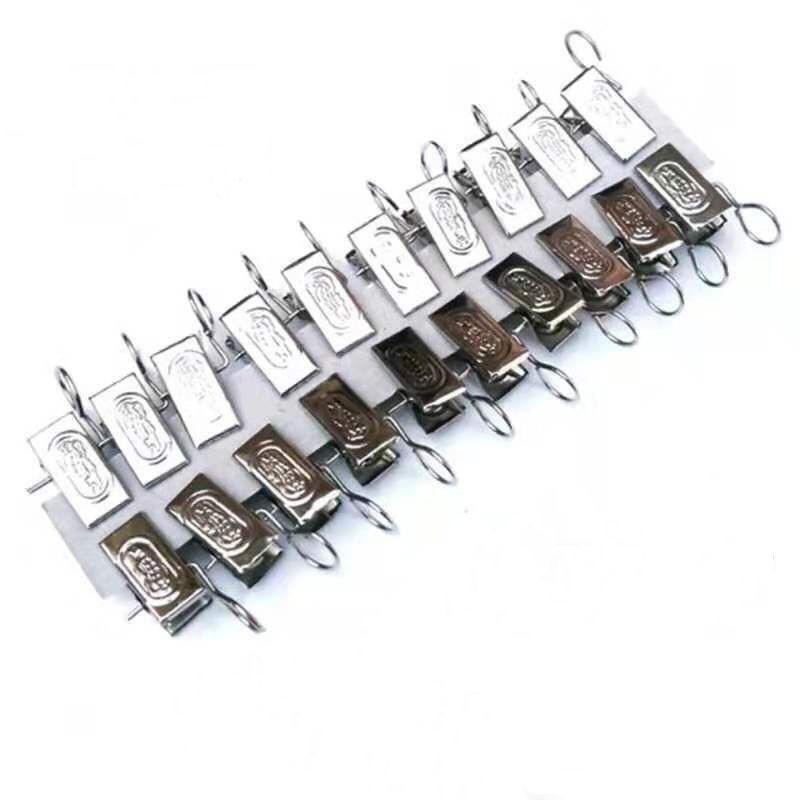 不銹鋼門窗簾吊夾 創意家居掛鉤 照片裝飾飾品 鐵絲網吊抓-細節圖6