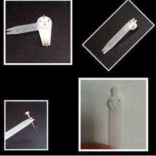 無痕釘助手 掛鉤扶手 無痕釘夾針扶手 防砸手塑料夾子 無痕釘安裝輔助工具 掛鉤照片牆-細節圖2