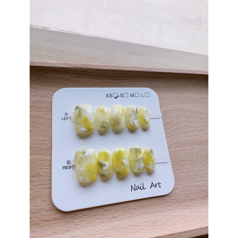 【Chuunail_Earuu】現貨快速出貨 暈染風穿戴甲3️⃣ ｜手工穿戴甲｜手作款 快速美甲-規格圖9