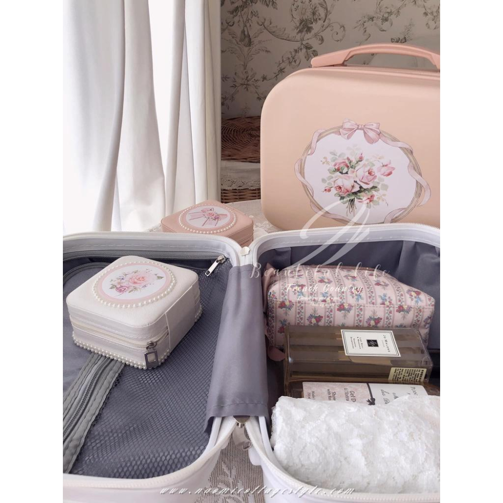 夢幻小行李箱、收納箱、旅行箱 收納盒-細節圖6