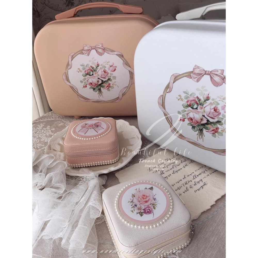 夢幻小行李箱、收納箱、旅行箱 收納盒-細節圖8