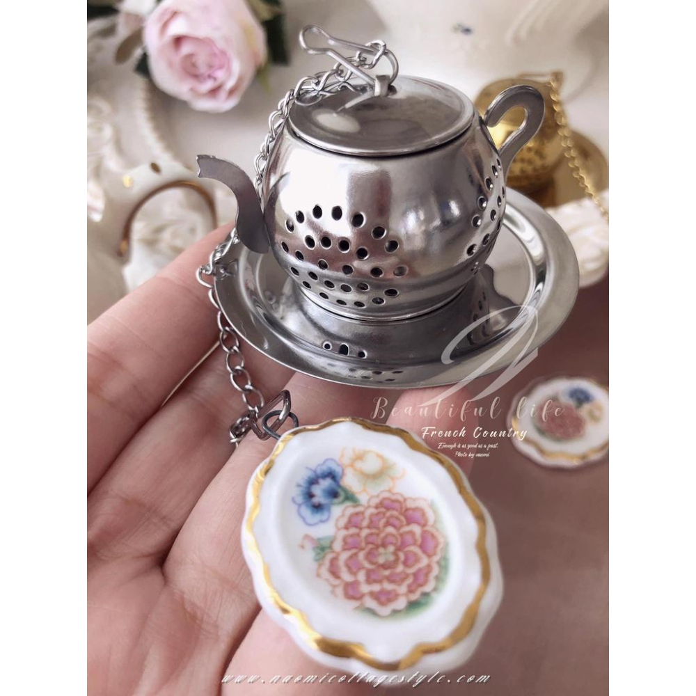 茶壺造型沖茶器 過濾茶漏 泡茶器 濾茶器 茶漏 不鏽鋼茶漏 茶葉過濾 泡茶器 茶具 不鏽鋼茶漏-細節圖6