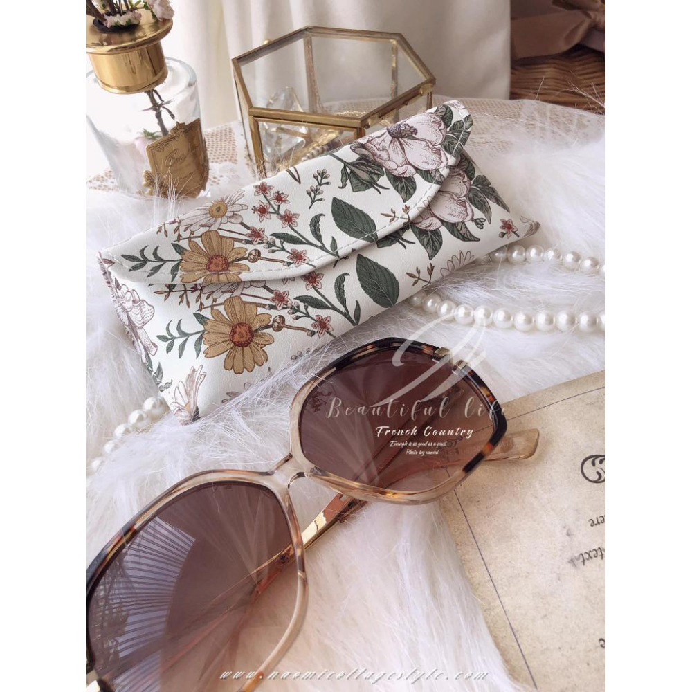 復古防壓墨鏡眼鏡盒 台灣現貨 眼鏡盒 抗壓眼鏡盒 太陽眼鏡盒 皮革眼鏡盒 防摔盒 質感墨鏡盒-細節圖7