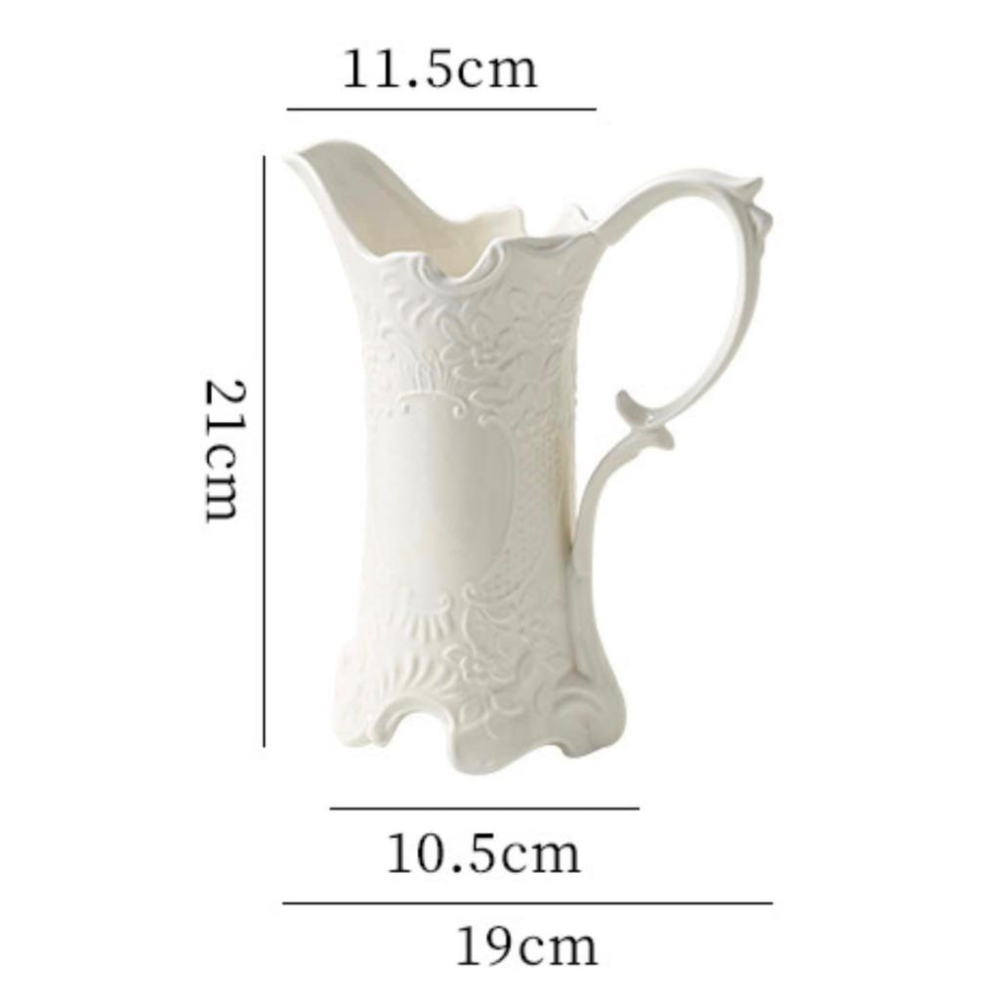 歐式精雕高雅陶瓷花瓶擺飾-細節圖2