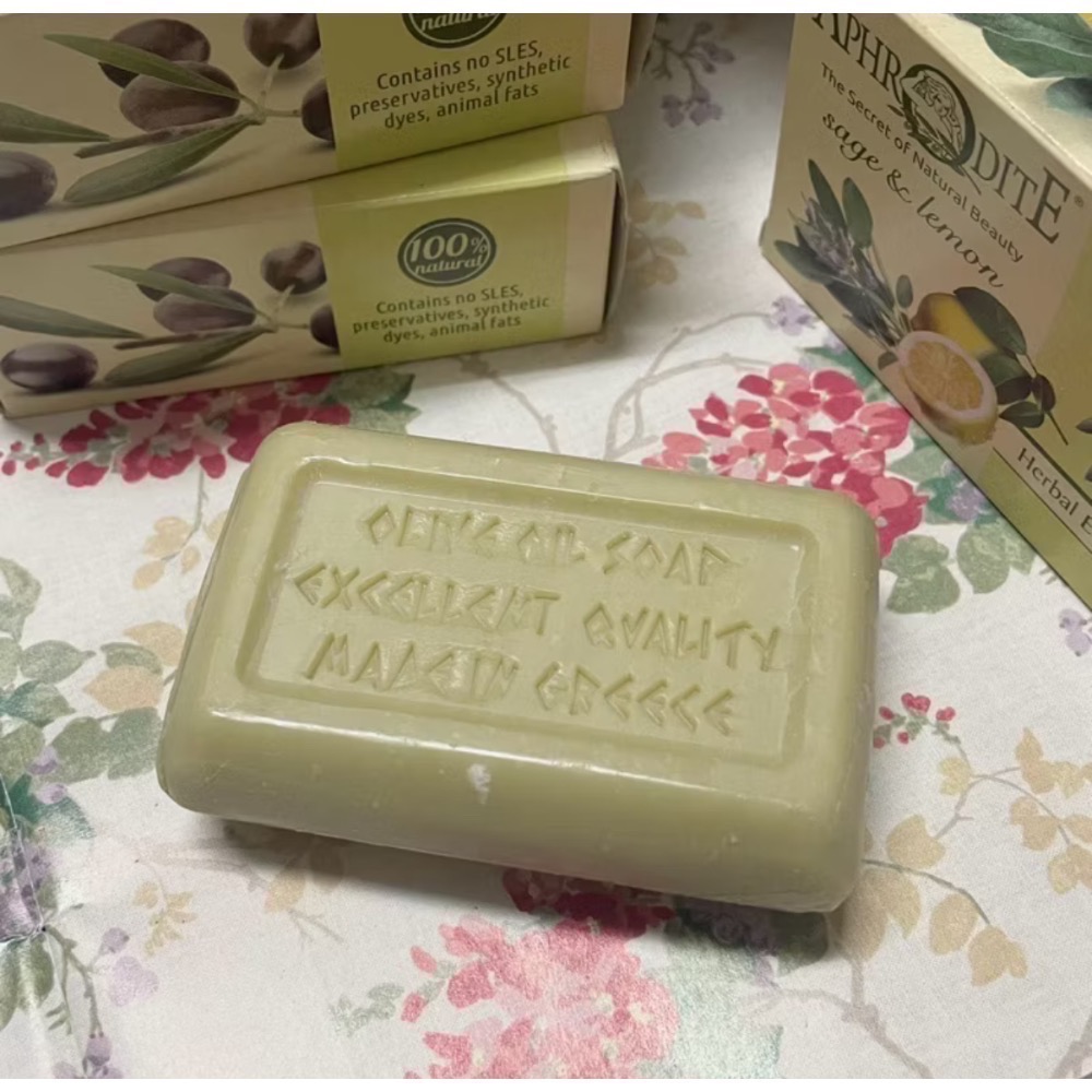 特價🤍APHRoDITE🇬🇷歐洲希臘草本植萃橄欖油手工香皂 潔淨保濕鼠尾草檸檬紅石榴薰衣草堅果油茉莉花地中海-細節圖2