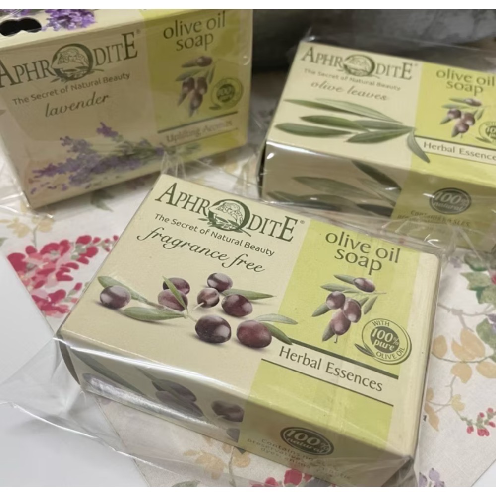 特價🤍APHRoDITE🇬🇷歐洲希臘草本植萃橄欖油手工香皂 潔淨保濕鼠尾草檸檬紅石榴薰衣草堅果油茉莉花地中海-細節圖3