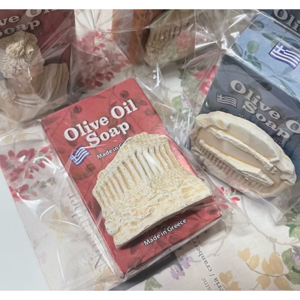 特價🤍Olive oil soap🇬🇷歐洲橄欖油手工香皂 太陽的後裔 希臘雅典衛城帕德嫩神廟古蹟宋慧喬 石膏翻模-細節圖4
