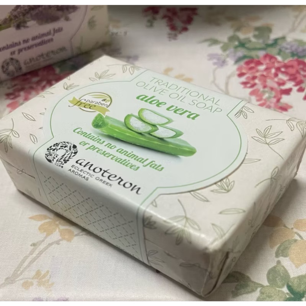 特價🤍anoteron 🇬🇷歐洲傳統橄欖油手工香皂 蘆薈、薰衣草 潔淨力好 易起泡綿綿密肌膚滑嫩Greece-細節圖2