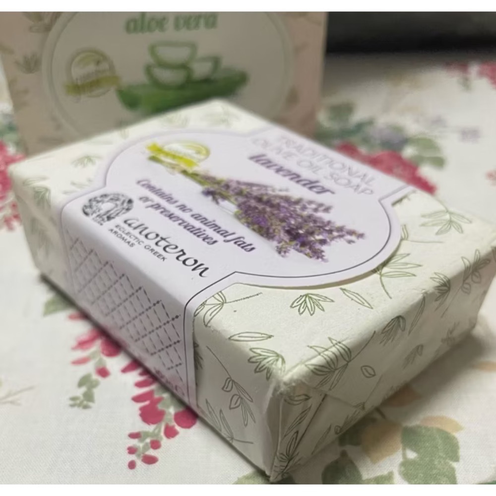 特價🤍anoteron 🇬🇷歐洲傳統橄欖油手工香皂 蘆薈、薰衣草 潔淨力好 易起泡綿綿密肌膚滑嫩Greece-細節圖5