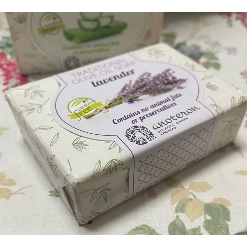 特價🤍anoteron 🇬🇷歐洲傳統橄欖油手工香皂 蘆薈、薰衣草 潔淨力好 易起泡綿綿密肌膚滑嫩Greece-細節圖6