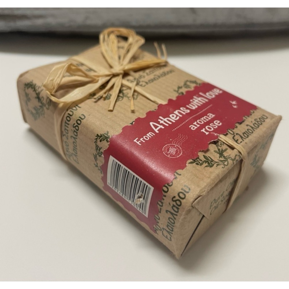 特價🤍Athens with love🇬🇷希臘製純淨橄欖油手工香皂 泡沫綿密肌膚滑嫩薰衣草玫瑰潔淨保濕地中海-細節圖3