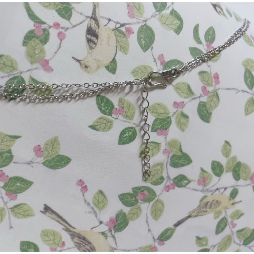 🇬🇷希臘帶回-惡魔之眼銀合金水鑽項鍊雙鏈 只剩一條 阻擋惡意 避邪 梅杜莎之眼 幸運 清債 改運-細節圖4