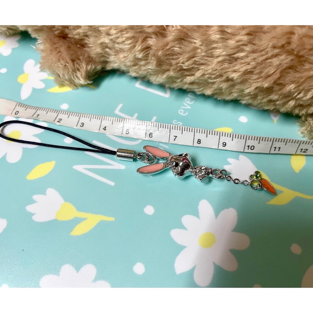 特價-施華洛世奇水鑽兔兔紅蘿蔔 吊飾 吊墜 （專櫃絕版）可取下當項鍊吊墜使用 超級美-細節圖9