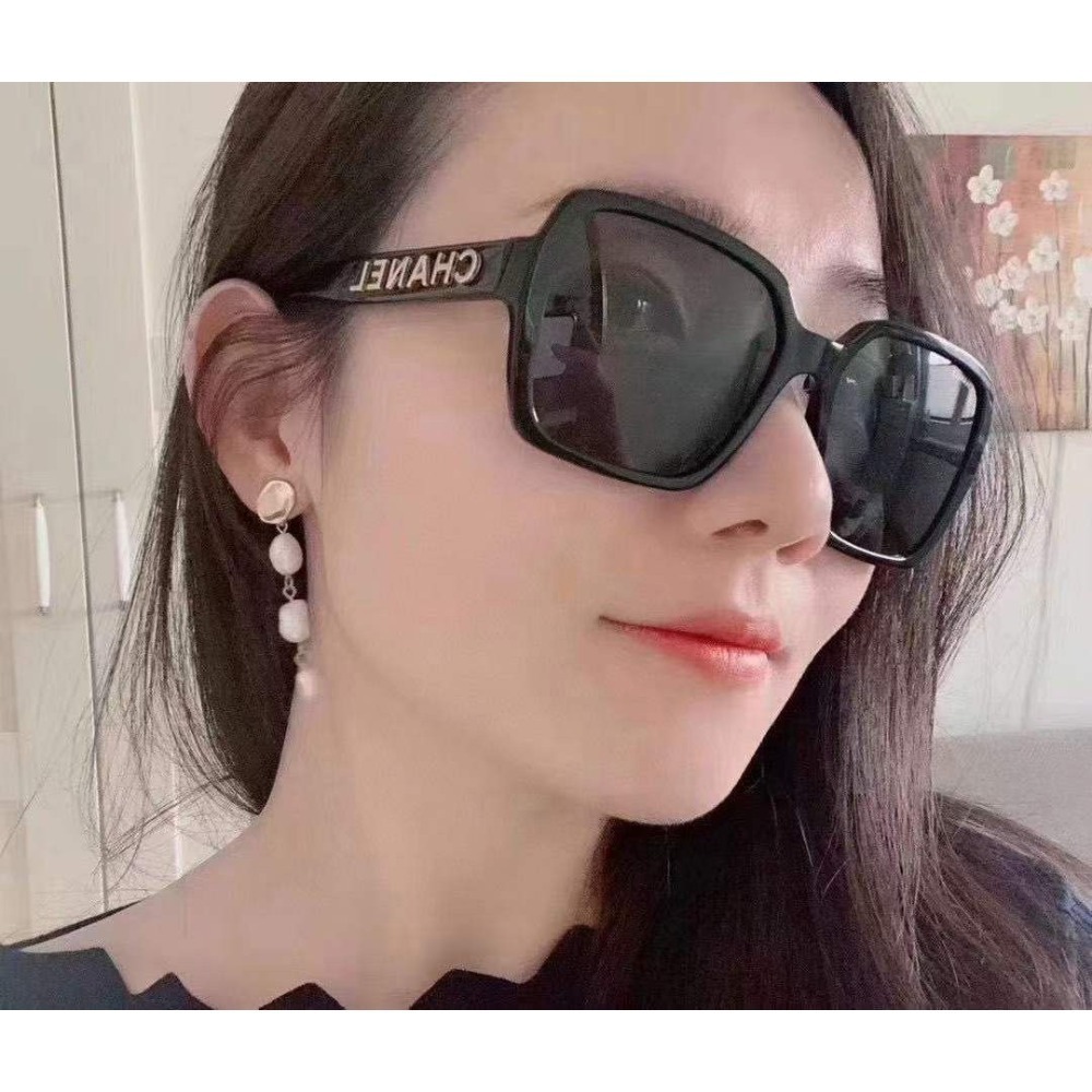 全新正品 CHANEL香奈兒 金字墨鏡 太陽眼鏡 ch5408-細節圖4