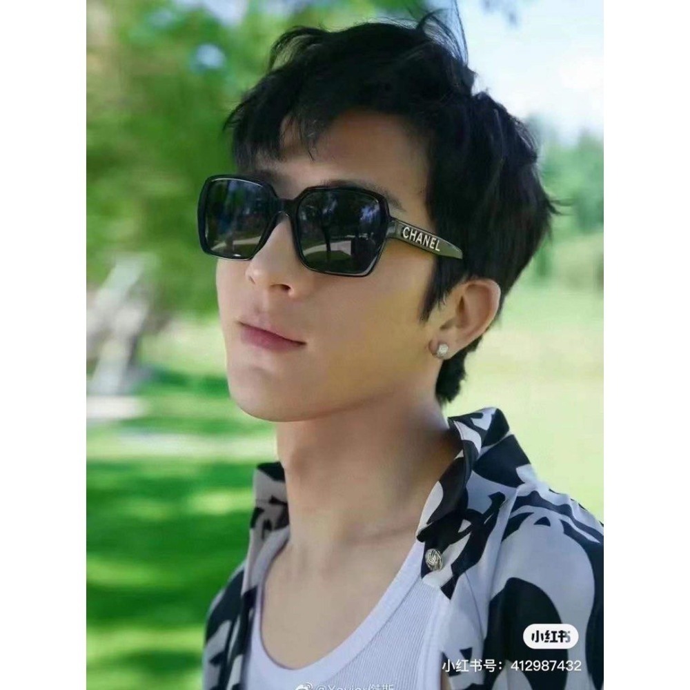 全新正品 CHANEL香奈兒 金字墨鏡 太陽眼鏡 ch5408-細節圖5