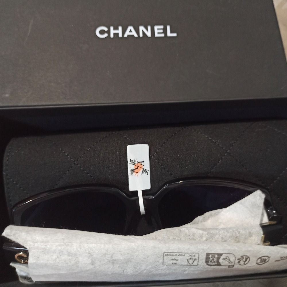 全新正品 CHANEL香奈兒 金字墨鏡 太陽眼鏡 ch5408-細節圖7