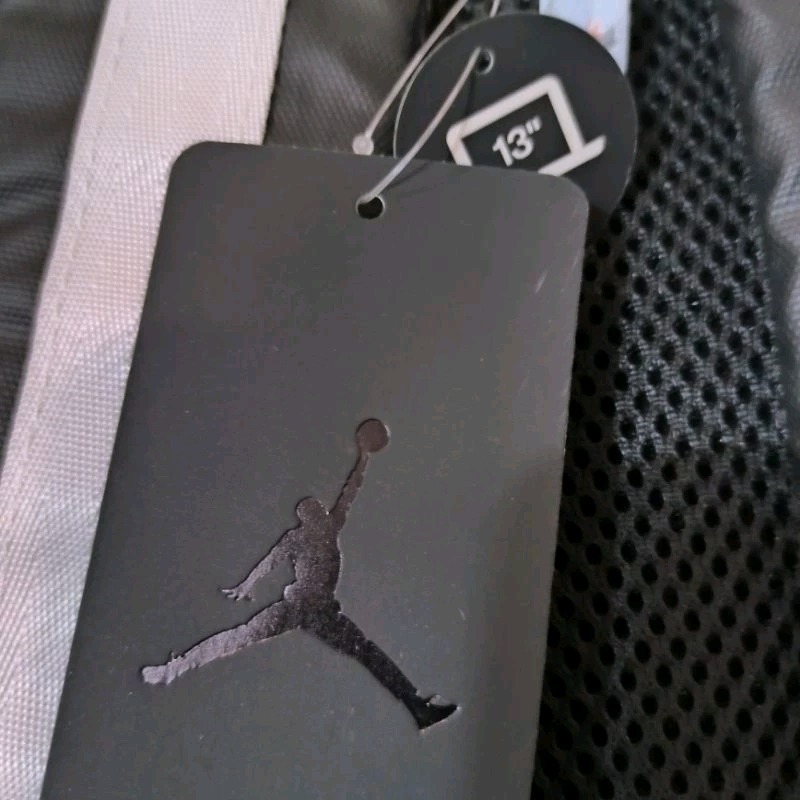 全新正品 JORDAN後背包 NIKE 黑色包包 運動背包 男生電腦包 JD2023006GS-001-細節圖5