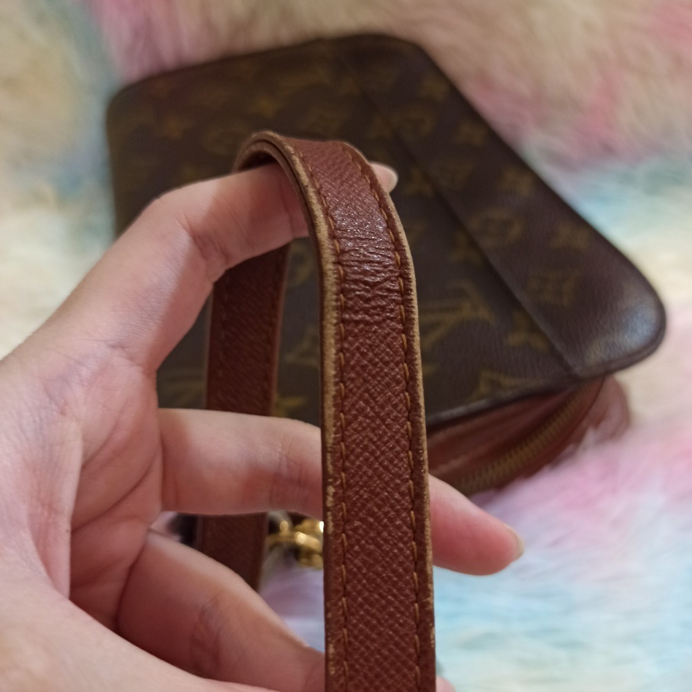 二手正品 LV LOUIS VUITTON 老花手拿包 真皮精品 男生手拿包 路易威登 伊果 棋盤格-細節圖11