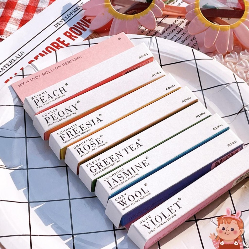 ❤️妮好美妝❤️ 韓國 Apieu 滾珠香水 試管香水 香水滾珠瓶 口袋香水 學生香水 小蒼蘭香水 a＇pieu-細節圖8