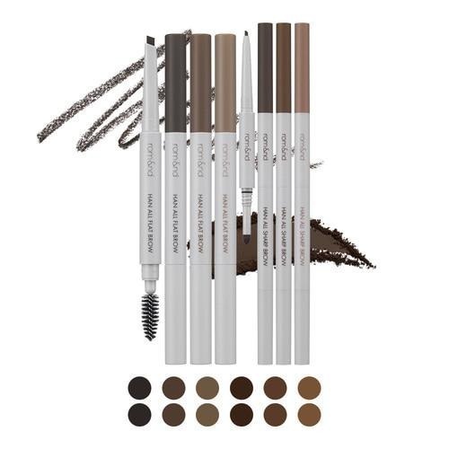 ❤️妮好美妝❤️ rom&nd 根纖眉筆 防水眉筆 韓國眉筆 眉粉眉筆 扁頭眉筆 極細眉筆 雙頭眉筆 眉毛 romand-細節圖2