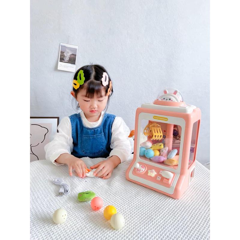 現貨  新款娃娃機 娃娃機  家庭版娃娃機 萌兔娃娃機 夾公仔扭蛋機 兒童娃娃機-細節圖3