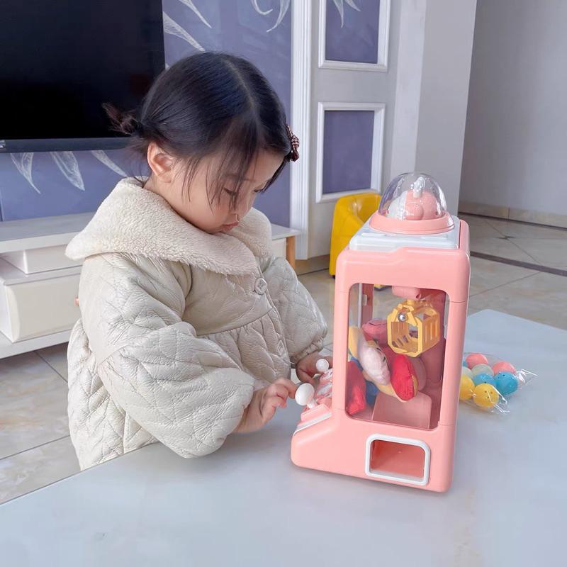 現貨  新款娃娃機 娃娃機  家庭版娃娃機 萌兔娃娃機 夾公仔扭蛋機 兒童娃娃機-細節圖8
