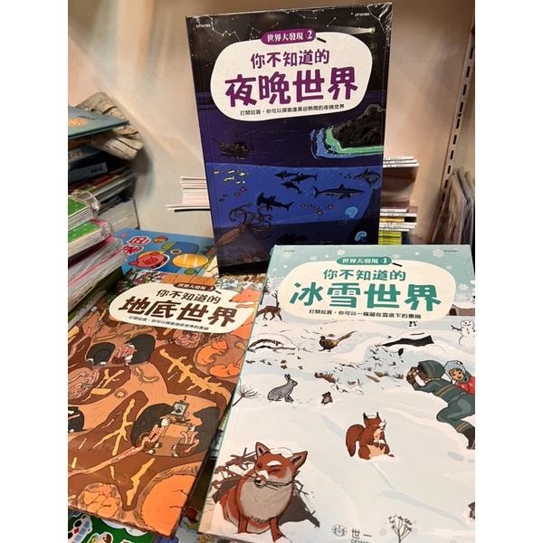台灣童書/世一出版社出清/世界大發現-你不知道的冰雪世界/ 兒童精裝繪本 童書 兒童百科書 國小自然書 兒童繪本地理書-細節圖4