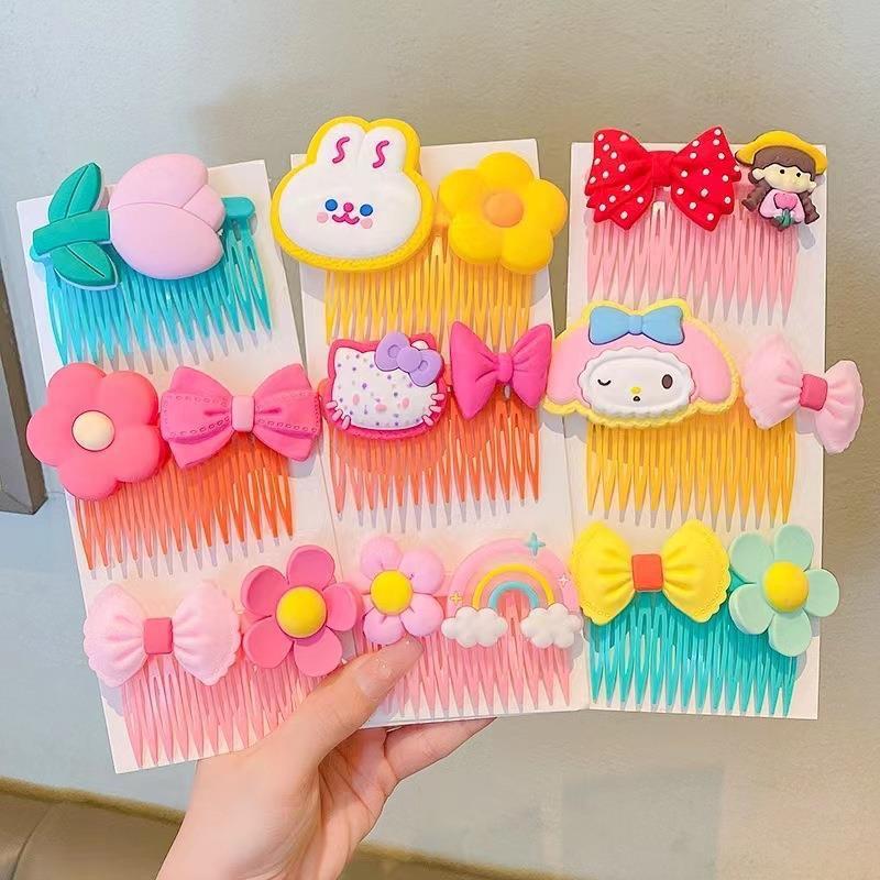 兒童碎髮髮女童瀏海梳 碎髮神器 小女孩卡通劉海造型梳子 親子梳子-細節圖2