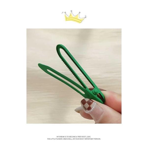 三入一卡～糖果色側邊髮夾！夏季網紅夾子頭飾 彩色髮卡劉海一字夾邊夾鴨嘴夾-細節圖3