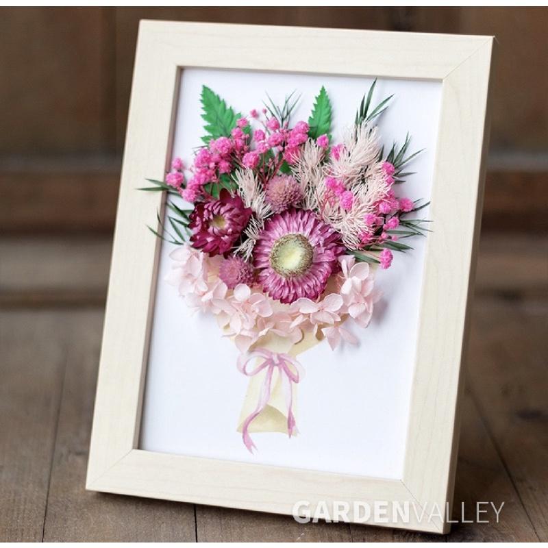 🌹電子發票-永生花+木質相框Diy +底圖｜超值優惠-花材包 乾燥花相框 插花手工教師節禮物 母親節禮物兒童手工課相匡-細節圖6