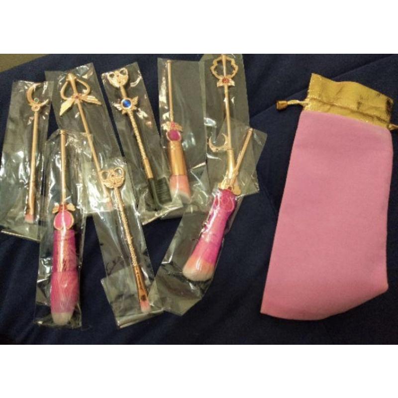 現貨 化妝刷具 美少女戰士 化妝刷工具套裝 獨角獸 動漫周邊禮品-細節圖4