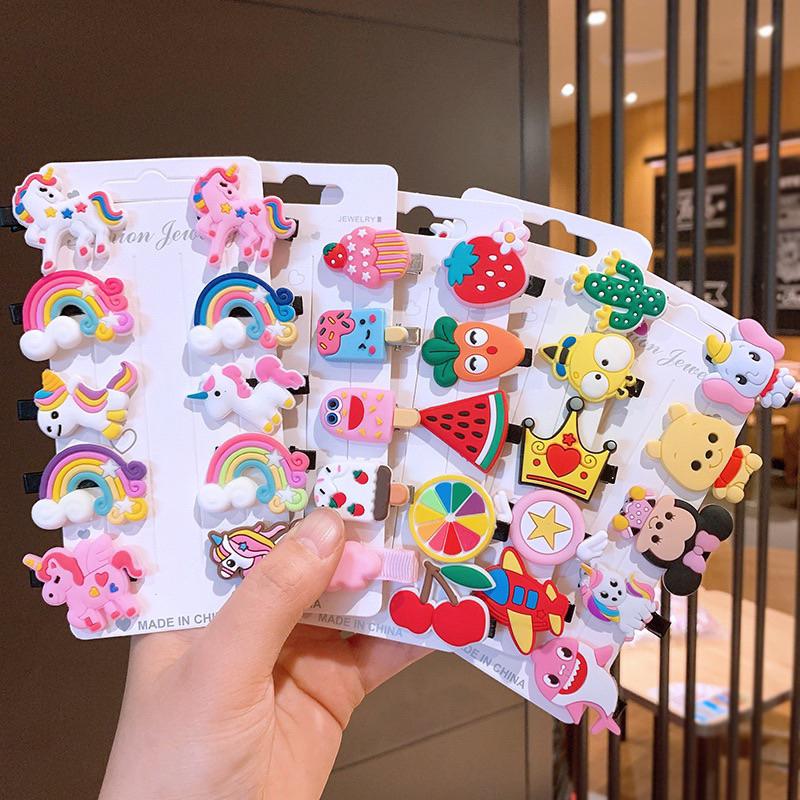 多款出清下單獨角獸髮夾10入特價/兒童髮夾/女童髮夾/親子髮夾-細節圖5