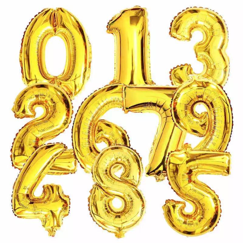 現貨 30寸生日氣球 數字氣球 30寸氣球 派對氣球 婚宴氣球 鋁箔數字氣球鋁箔氣球-細節圖3