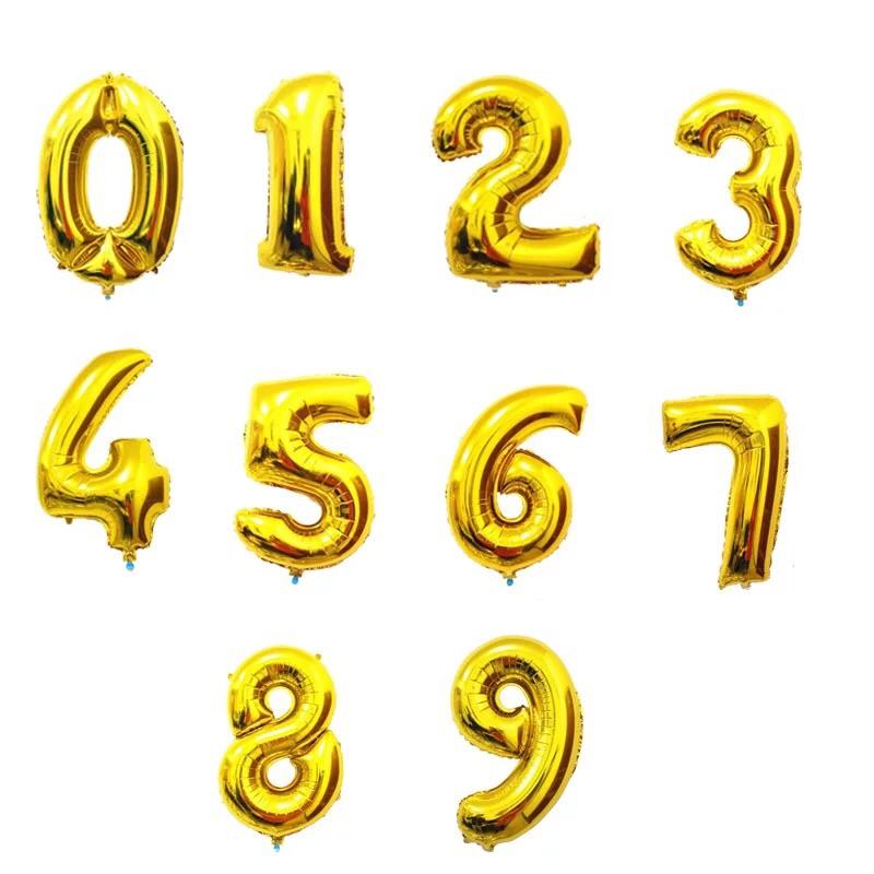 現貨 30寸生日氣球 數字氣球 30寸氣球 派對氣球 婚宴氣球 鋁箔數字氣球鋁箔氣球-細節圖4