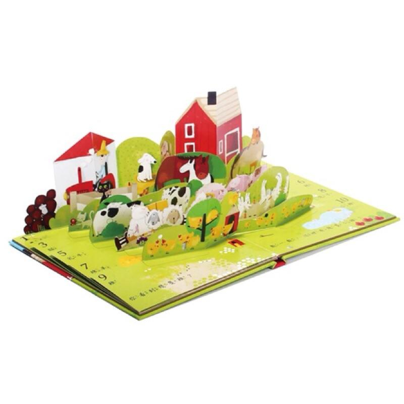 台灣童書-【球球館】幼教得獎~英國原創POP UP 三度空間.立體書）找找看發現什麼-忙碌城市／數數看1~10-細節圖6