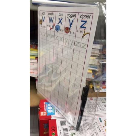 幼兒運筆書寫練習卡練習字卡(一套16張含筆$100)運筆練習 重複擦寫 練字卡 運筆練習-細節圖3