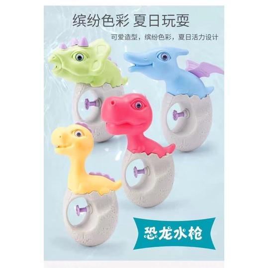 開發票-商檢合格!恐龍造型恐龍蛋水槍  抽拉式水槍/ $100洗澡玩具 兒童水槍 鱷魚鯊魚抽壓式水槍 水炮 蜘蛛人水槍-細節圖5