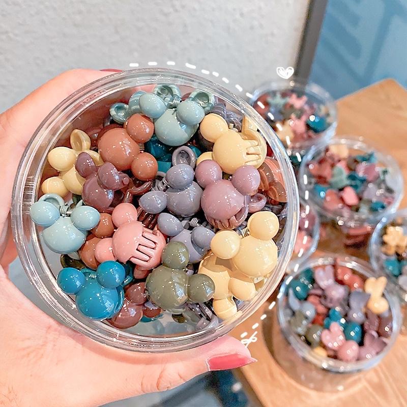 飾品-50入罐裝/特價/親子小髮夾混款 兒童髮夾 瀏海髮夾-細節圖2