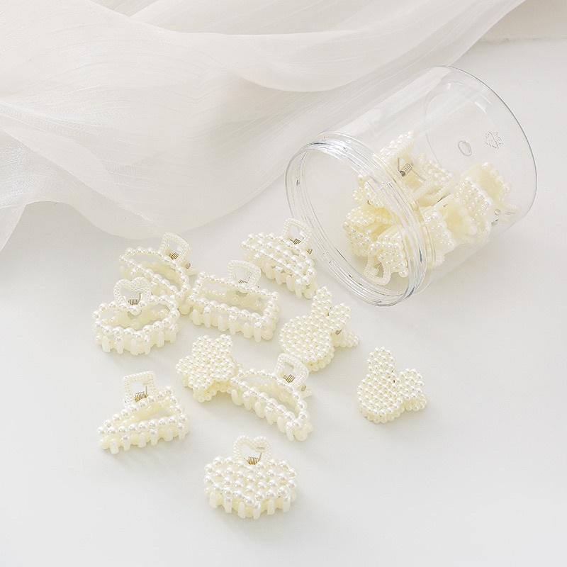 飾品-珍珠罐裝髮夾16入$99 鯊魚夾 瀏海夾 邊夾 珍珠髮夾 大嘴夾-細節圖3