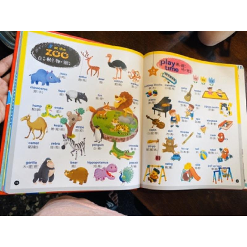 台灣童書幼福-手指按按認知圖畫點讀書 忍者兔有聲書動物 學習 數學 英文 交通雙語 非點讀筆台語學習英文學習可以考試唱歌-細節圖6