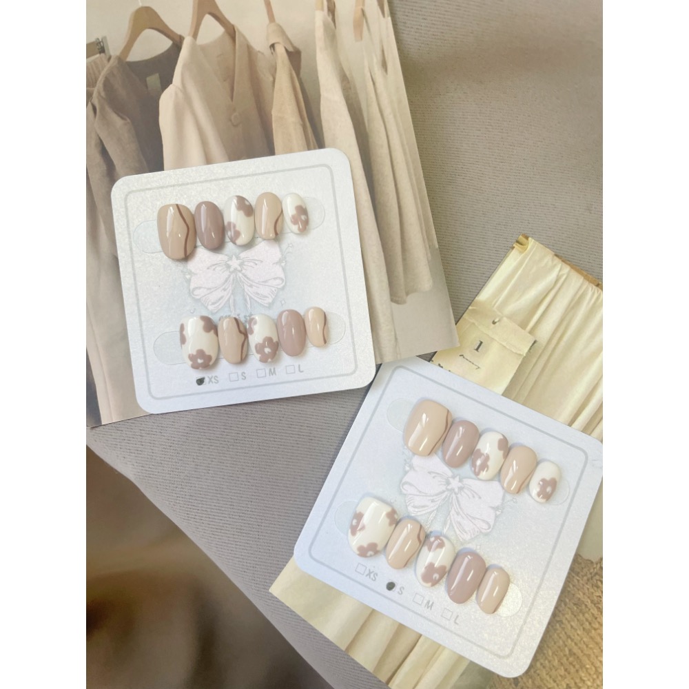 🎀花花系列🎀奶茶花花🖤-細節圖2