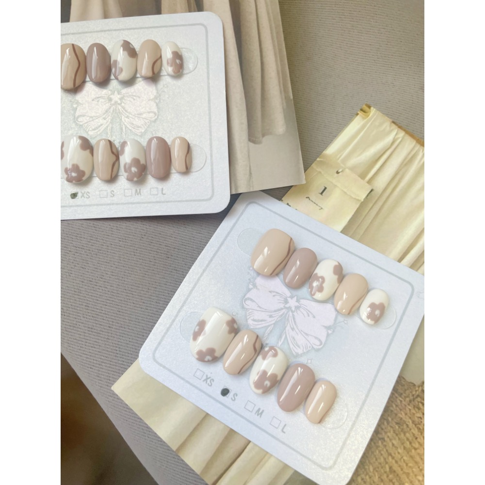 🎀花花系列🎀奶茶花花🖤-細節圖3