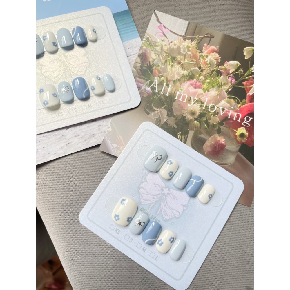 🎀花花系列🎀藍色可愛-細節圖2