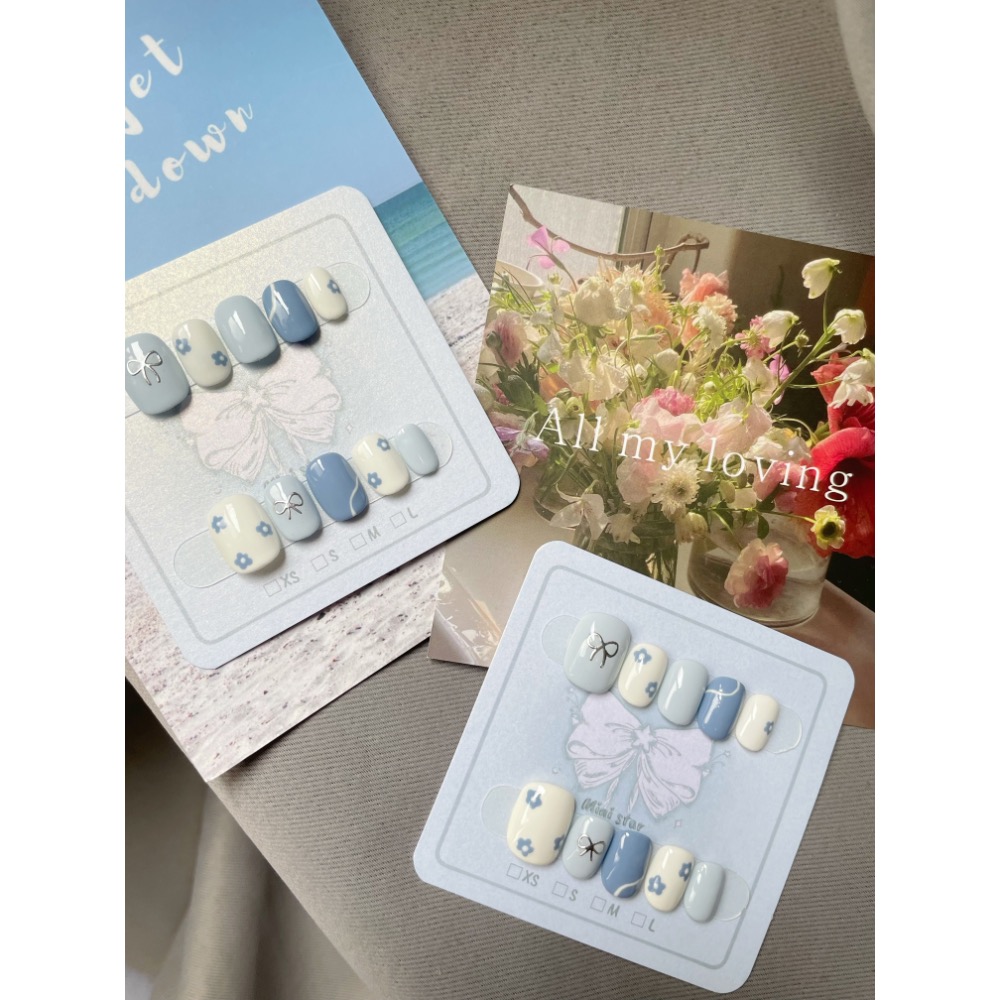 🎀花花系列🎀藍色可愛-細節圖3