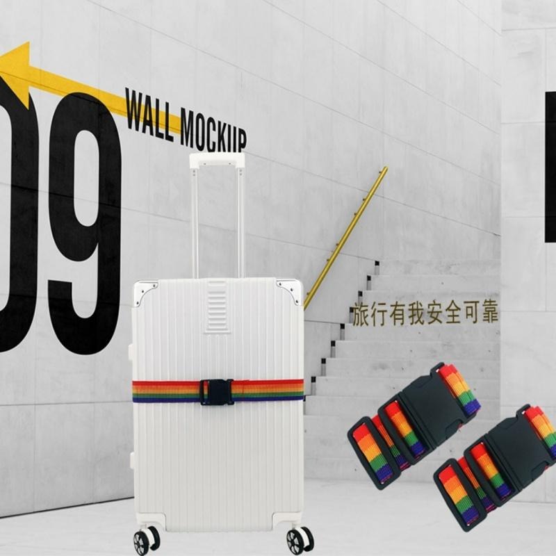 🔴台灣現貨+發票 旅行箱綁帶束帶 耐磨有韌性 可豎綁可橫綁 行李箱束帶 行李束帶 行李綁帶 行李帶 行李箱綁帶 出國旅行-細節圖5