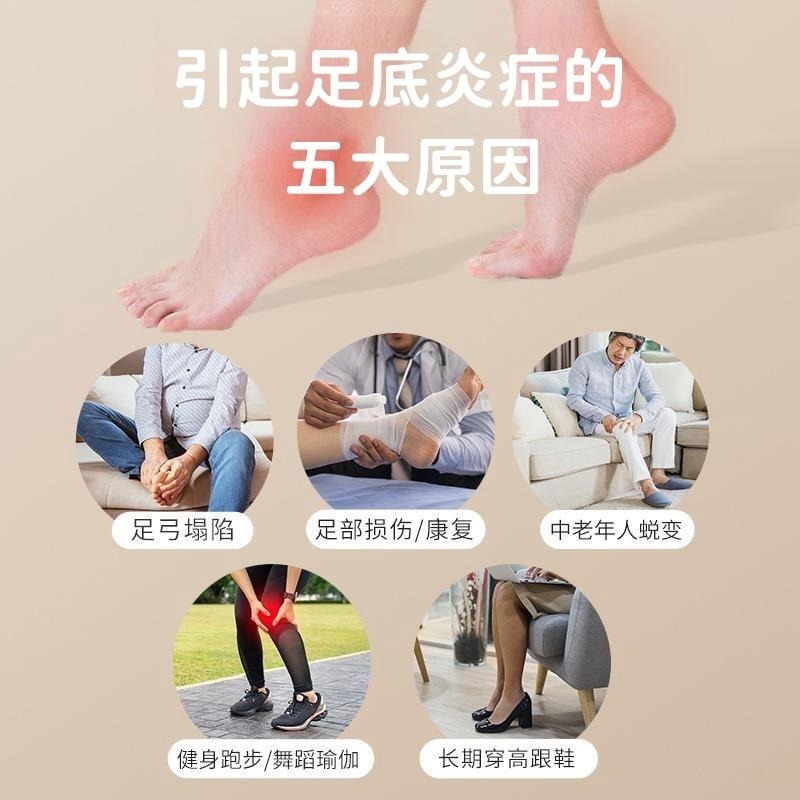 🔴台灣現貨+發票 足底筋膜滾輪 腳底按摩器 針灸浮點 按摩筋膜球 腳底按摩 足底按摩器 改善扁平足訓練 放鬆足弓經絡疏通-細節圖3