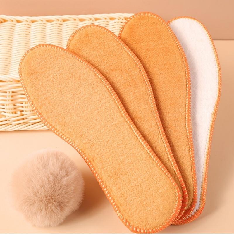 🔴台灣現貨+發票 羊羔絨鞋墊 厚毛保暖鞋墊 寒冬保暖鞋墊 雙鞋墊 暖腳 足墊 暖足腳墊 腳不再冷冰冰-細節圖2