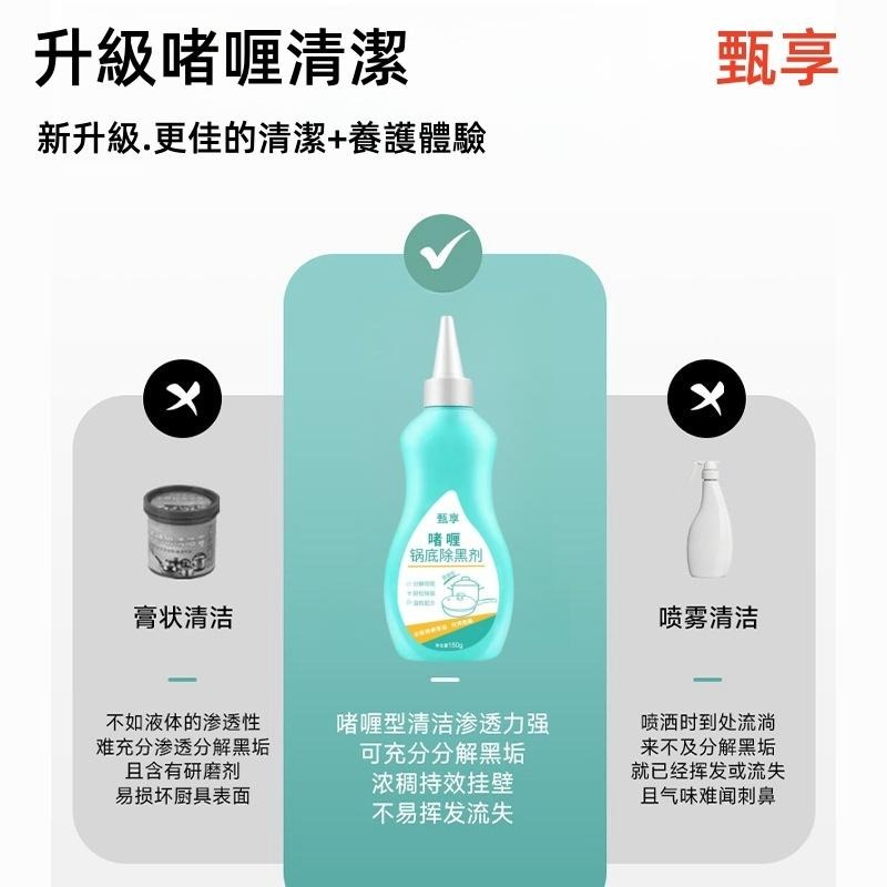 🔴台灣現貨+發票 啫咖哩鍋底除黑劑 黑鍋底清潔劑 鍋底除黑劑 去油污除黑垢 黑鍋底清潔啫哩 燒焦除黑垢 洗鍋神器-細節圖5
